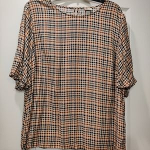 Plaid Blouse